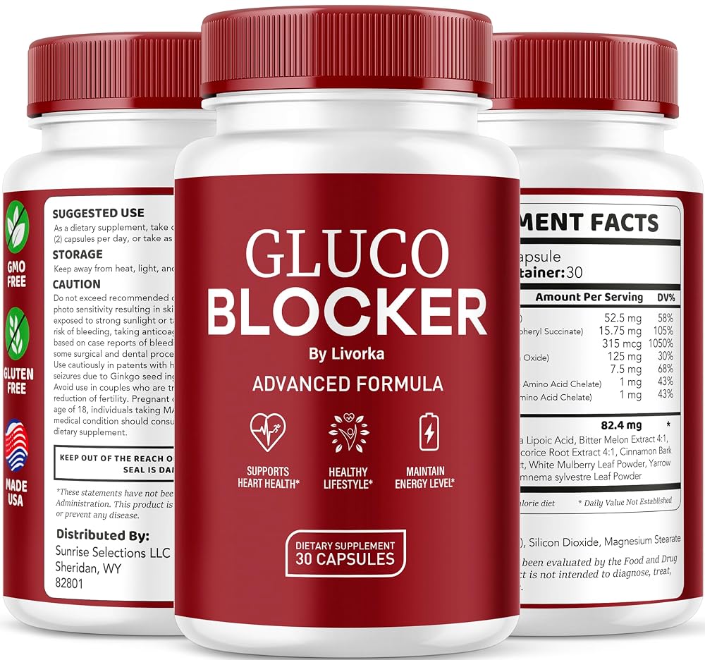 LIVORKA GlucoBlocker Support Supplement Capsules - 30 Capsules - image 8