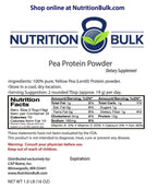 Nutrition Bulk Pea Protein Powder Isolate Unflavored - 1 lb - image 2
