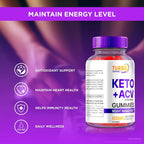 NutraRize Turbo Ripped Keto ACV Gummies - 60 Gummies - image 7