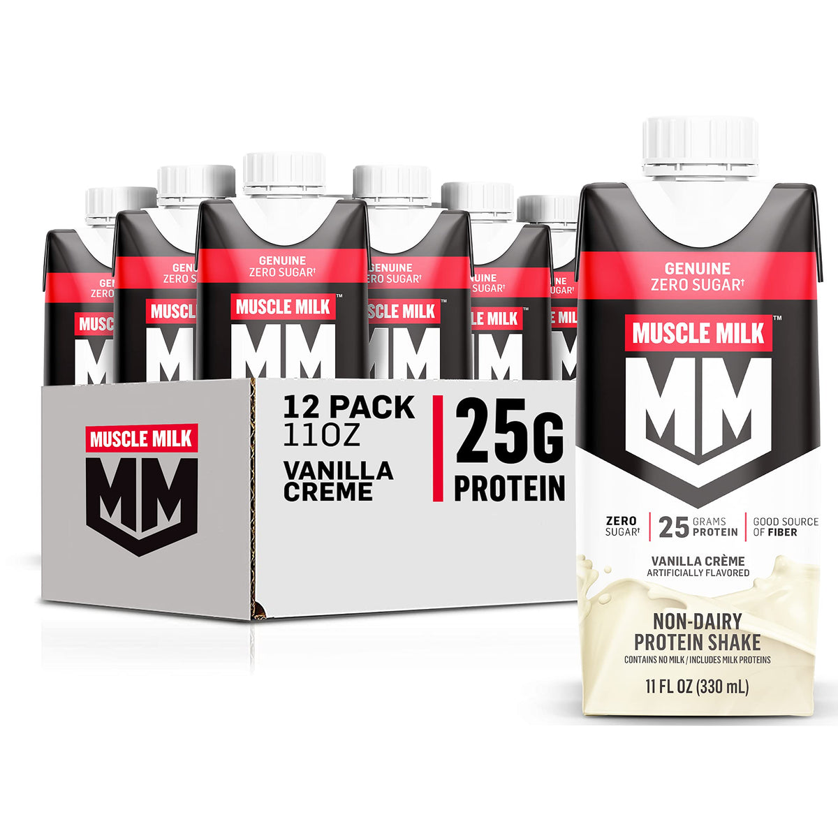 Muscle Milk Genuine Vanilla Crème Protein Shake - 12 Pack