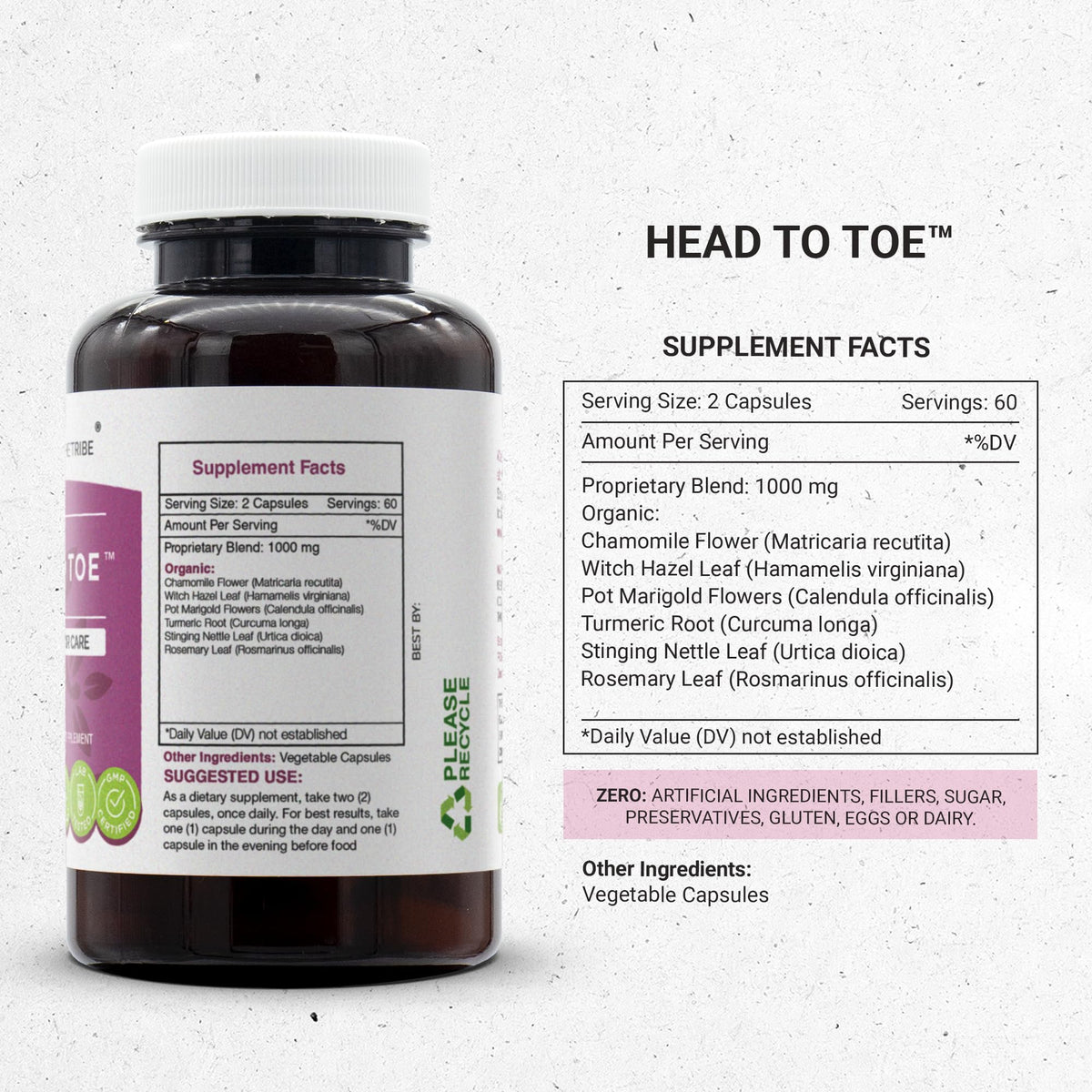 Secrets of the Tribe Head to Toe 60/120 Capsules