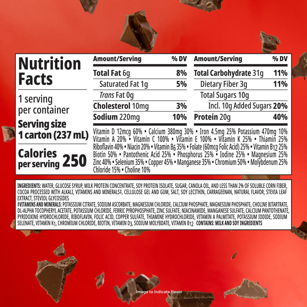 BOOST High Protein with Fiber Nutritional Shake, Chocolate - 24 Pack - image 7