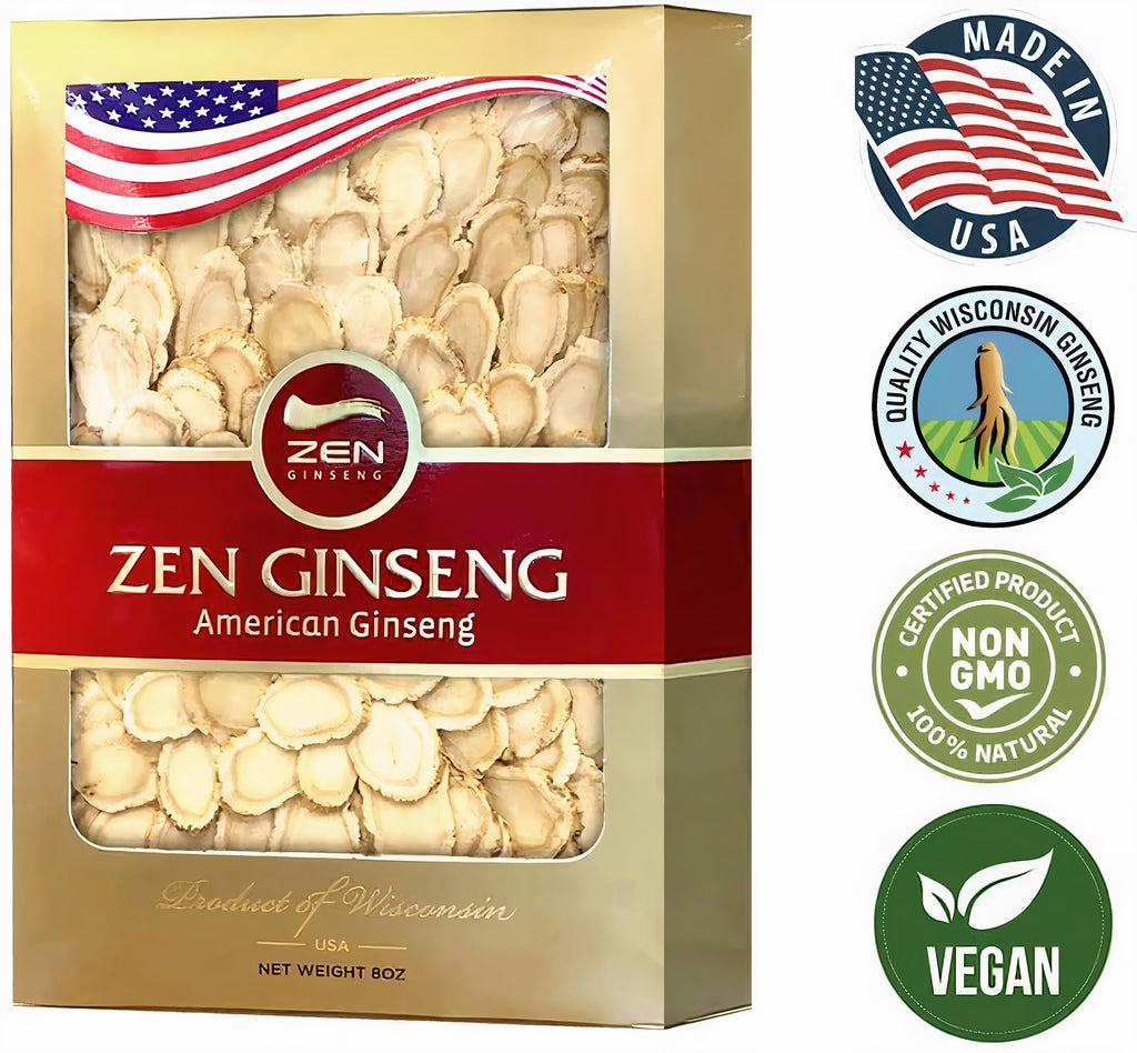 Zen Ginseng American Wisconsin Ginseng Slices - 8 Oz - image 9