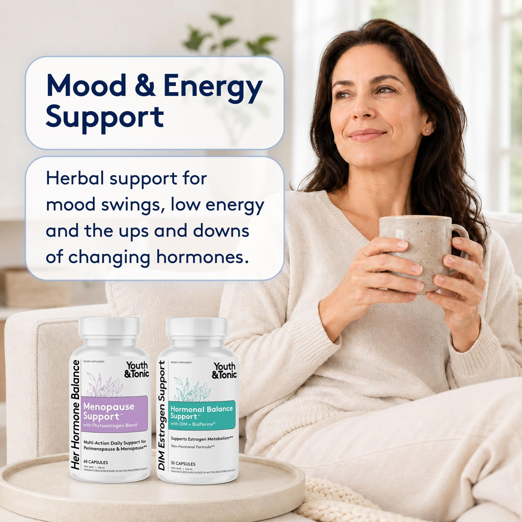 Youth & Tonic Perimenopause Hormone Balance Supplement - 90 Capsules - image 5