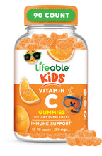 Lifeable Kids Vitamin C Gummies for Immune Support - 90 Count
