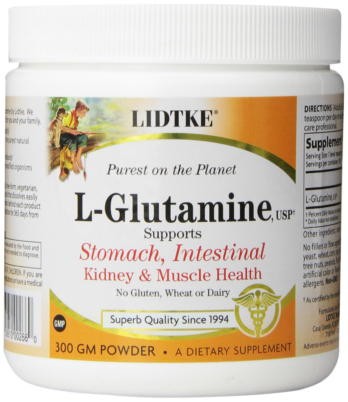 Lidtke L-Glutamine Powder - 300g