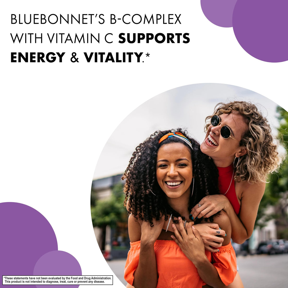 BlueBonnet Stress Relief B Complex Vitamin - 100 Vegetarian Capsules - image 5