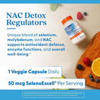 Doctor's Best NAC Detox Regulators Supplement - 180 Vegetarian Capsules - image 4