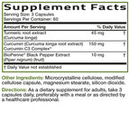 BRONSON Flavored Capsule adult Turmeric Antioxidant, 1500mg