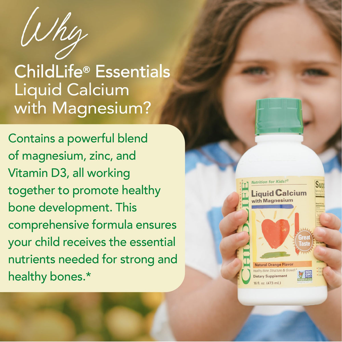 ChildLife Essentials Liquid Calcium Supplement for Kids - 16 fl oz - image 3