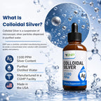 ENP Colloidal Silver Liquid 1100 ppm Mineral Supplement - 4 fl oz - image 2