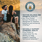 RAW Forest Foods Pine Pollen Extract 50:1 - 120 Capsules - image 3
