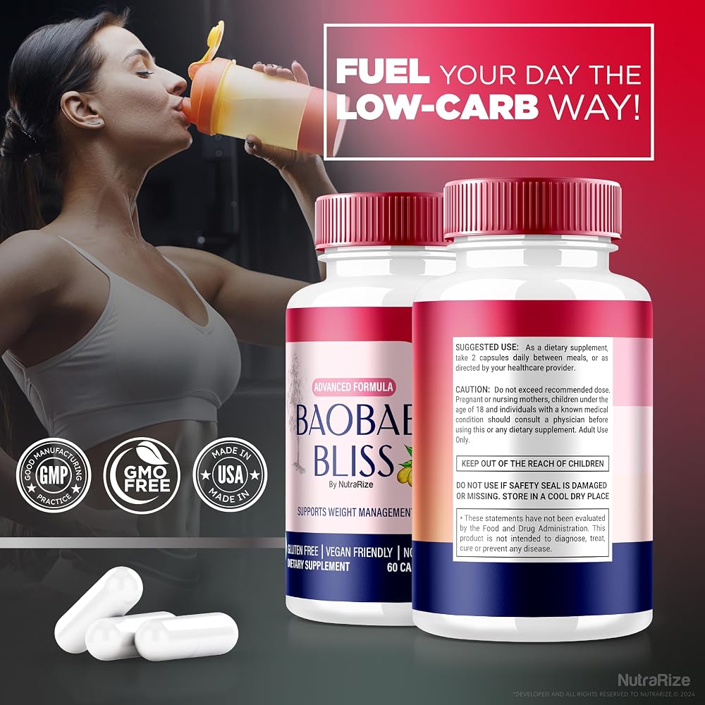 NutraRize Baobab Bliss Powder Capsules - 120 Capsules - image 8