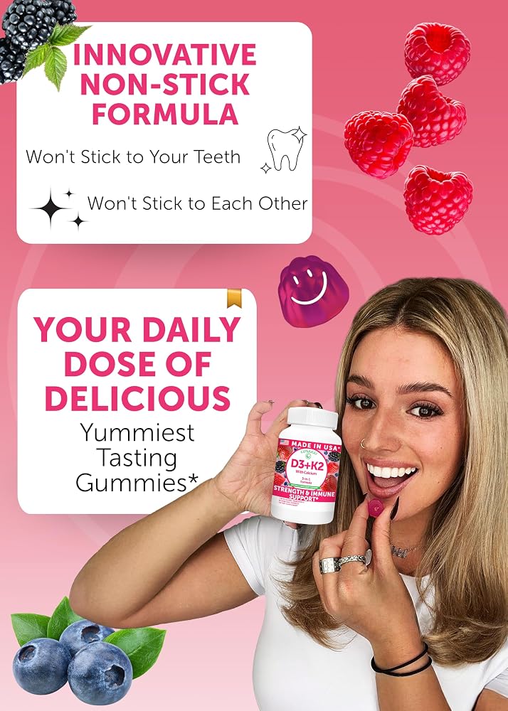 Lunakai Vitamin D3 Gummies for Adults and Kids - Tastiest Proprietary