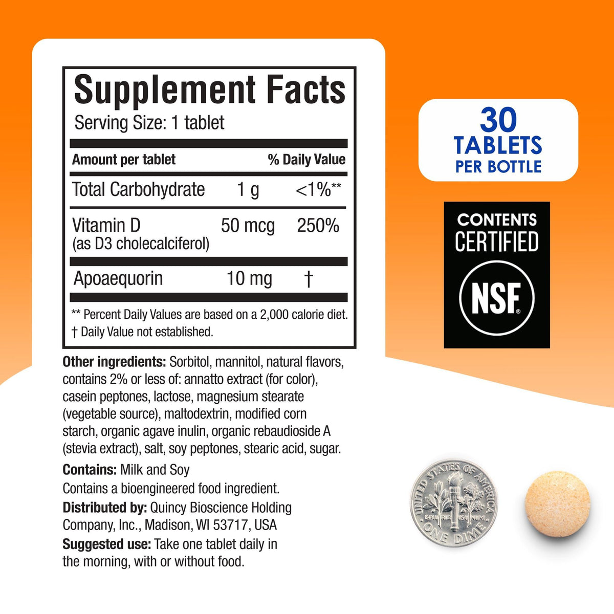 Prevagen Regular Strength Orange Chewables Brain Supplement - 60 Count - image 5