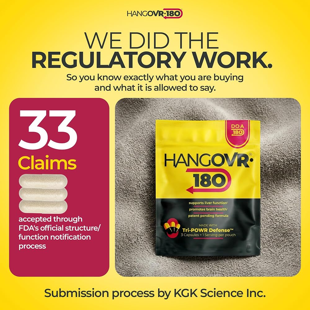 HANGOVR-180 Hangovr 180 Tri-Power Before Drinking Defense - Support