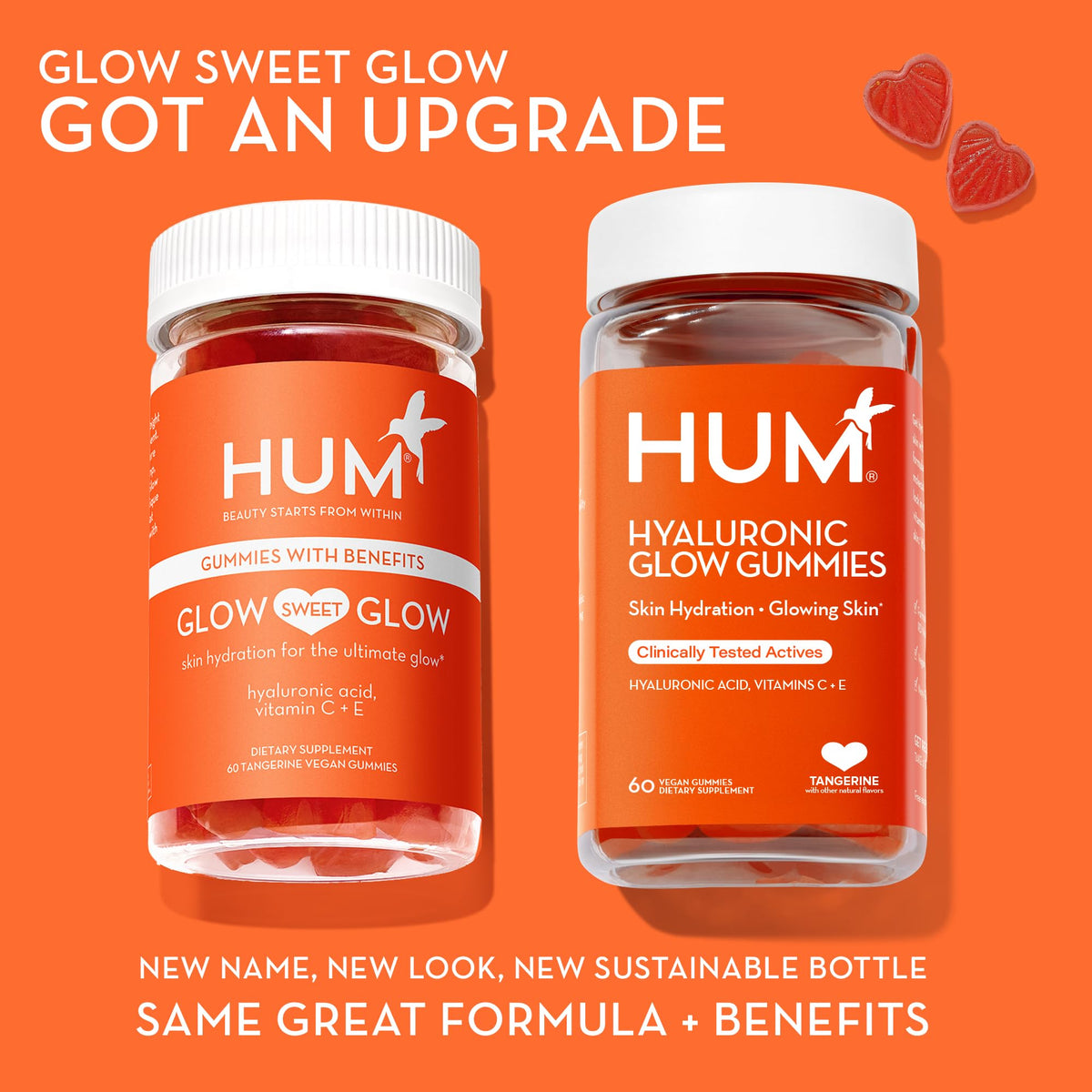 HUM Hyaluronic Glow Gummies with Vitamin C - 60 Count - image 3