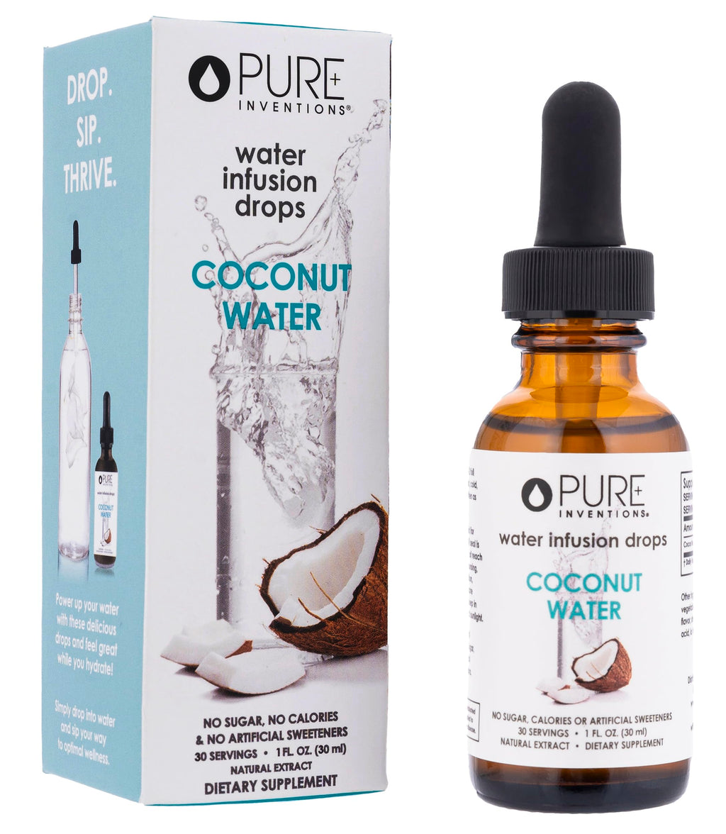 Pure Inventions Coconut Water Infusion Drops Electrolytes - 1 Fl Oz