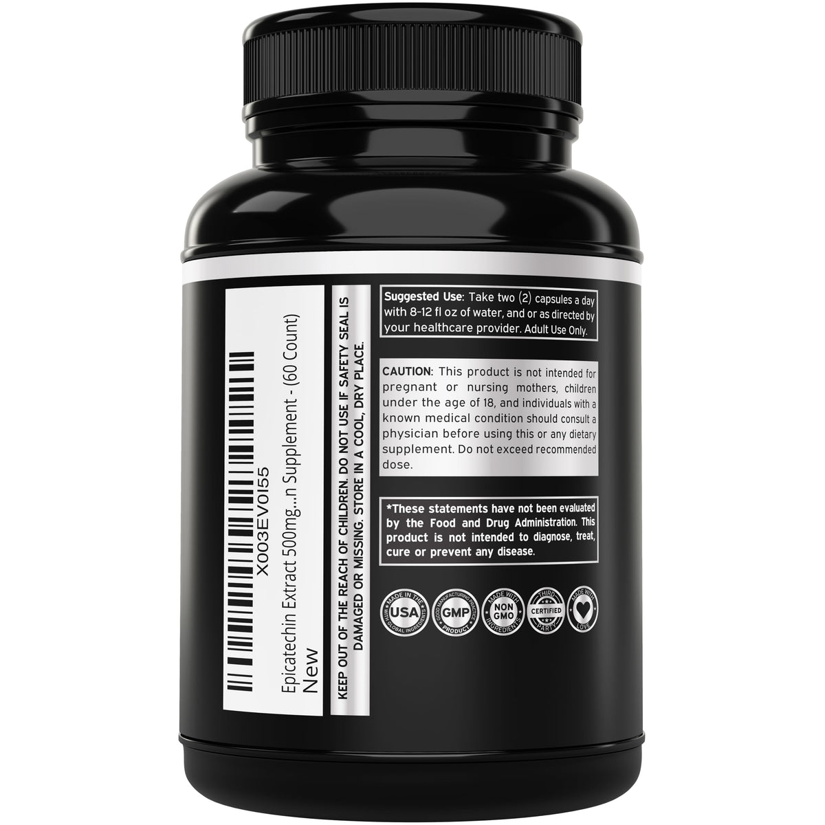 Dorado Nutrition Epicatechin Extract 500mg - 60 Capsules - image 3