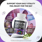 GUDOMET Quercetin 1485 mg Complex with Zinc & D3 - 150 Capsules - image 3