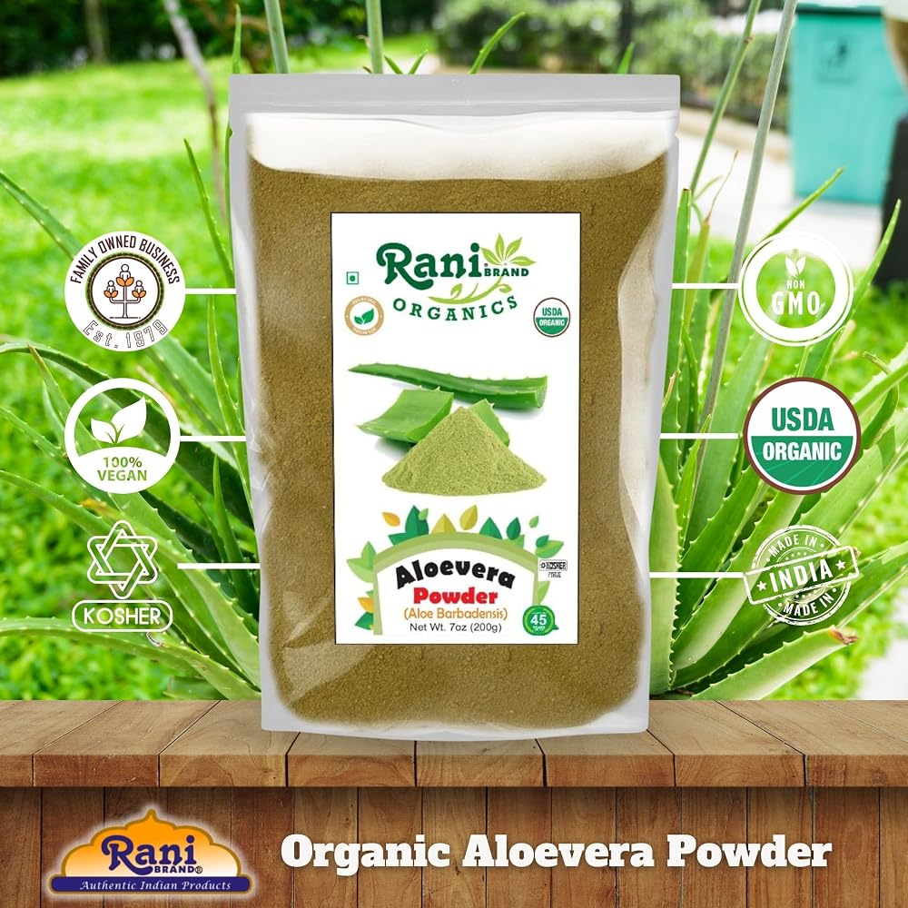 Rani Organic Aloe Vera Powder (Aloe Barbadensis) - 200g - image 4