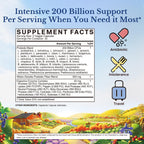 Vitalitown Probiotics 200 Billion CFUs 36 Strains - 60 Capsules - image 2