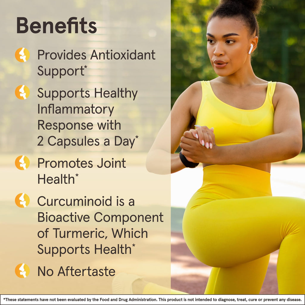 Jarrow Formulas Curcumin 95 500 mg Joint Support - 120 Capsules - image 4