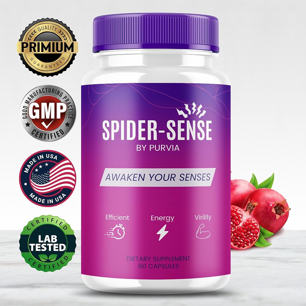 Purvia Spider Sense Pills Advanced Strength Formula - 120 Capsules - image 5