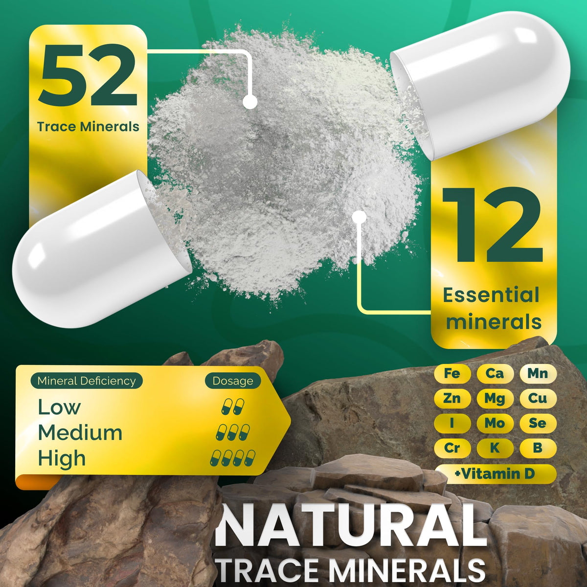 ADEO2 Trace Minerals Complex - 120 Capsules - image 5