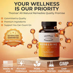 Thomas' all-natural Remedies Berberine 1000mg - 120 Vegetarian Capsules - image 6