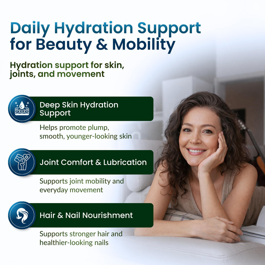ForestLeaf Hyaluronic Acid 100mg with Vitamin C - 120 Capsules - image 2