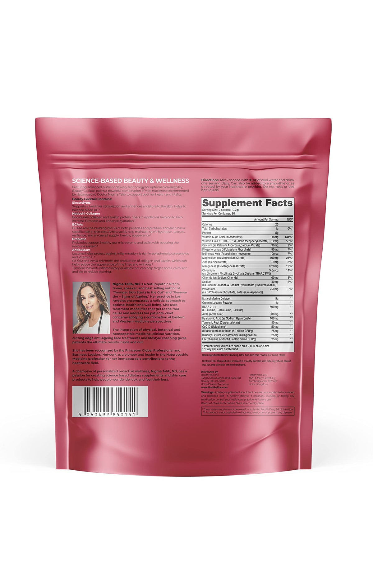 DR. NIGMA Beauty Cocktail Powder Electrolyte Drink Mix - 30 Servings - image 2