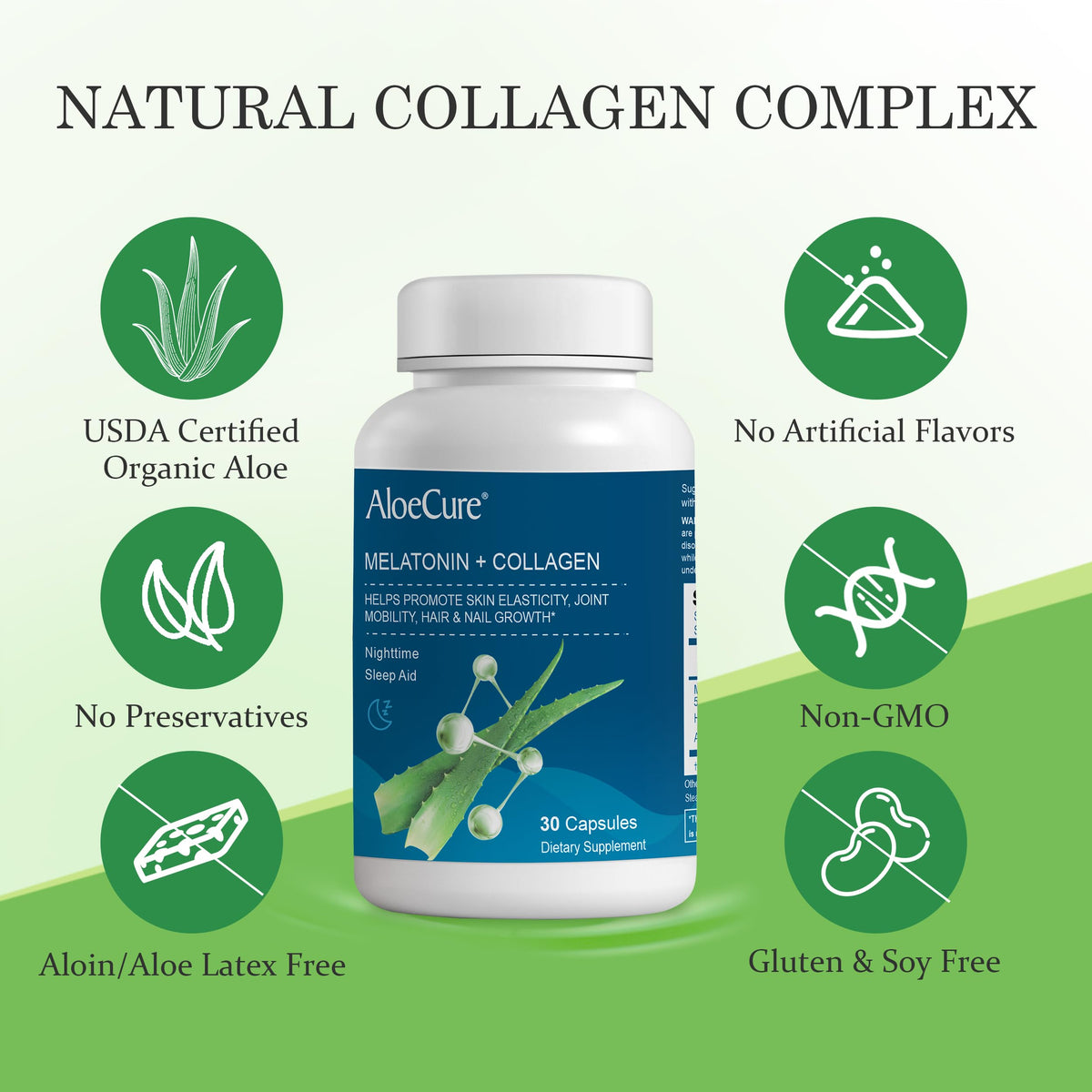 AloeCure Melatonin + Collagen