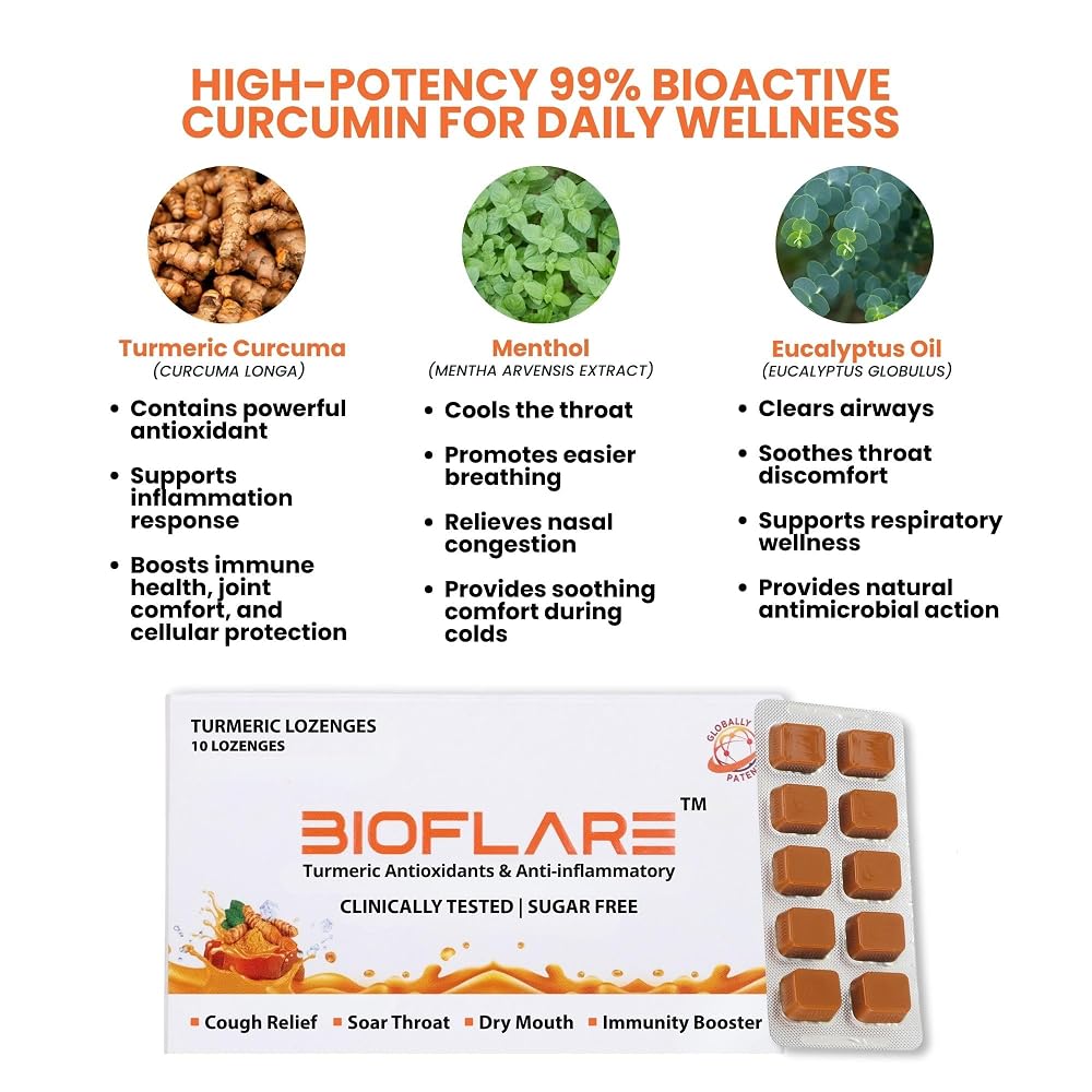 BIOFLARE Turmeric Lozenges