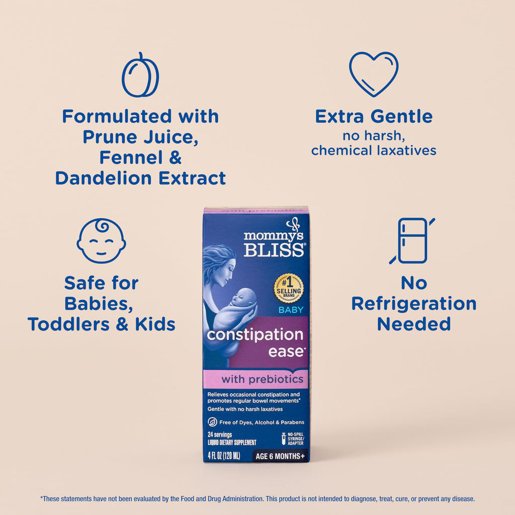 Mommy's Bliss Constipation Ease + Prebiotics - 4 Fl Oz - image 3