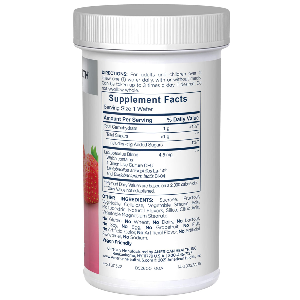 American Health Daily Chewable Acidophilus Probiotic - 60 Tablets - image 5