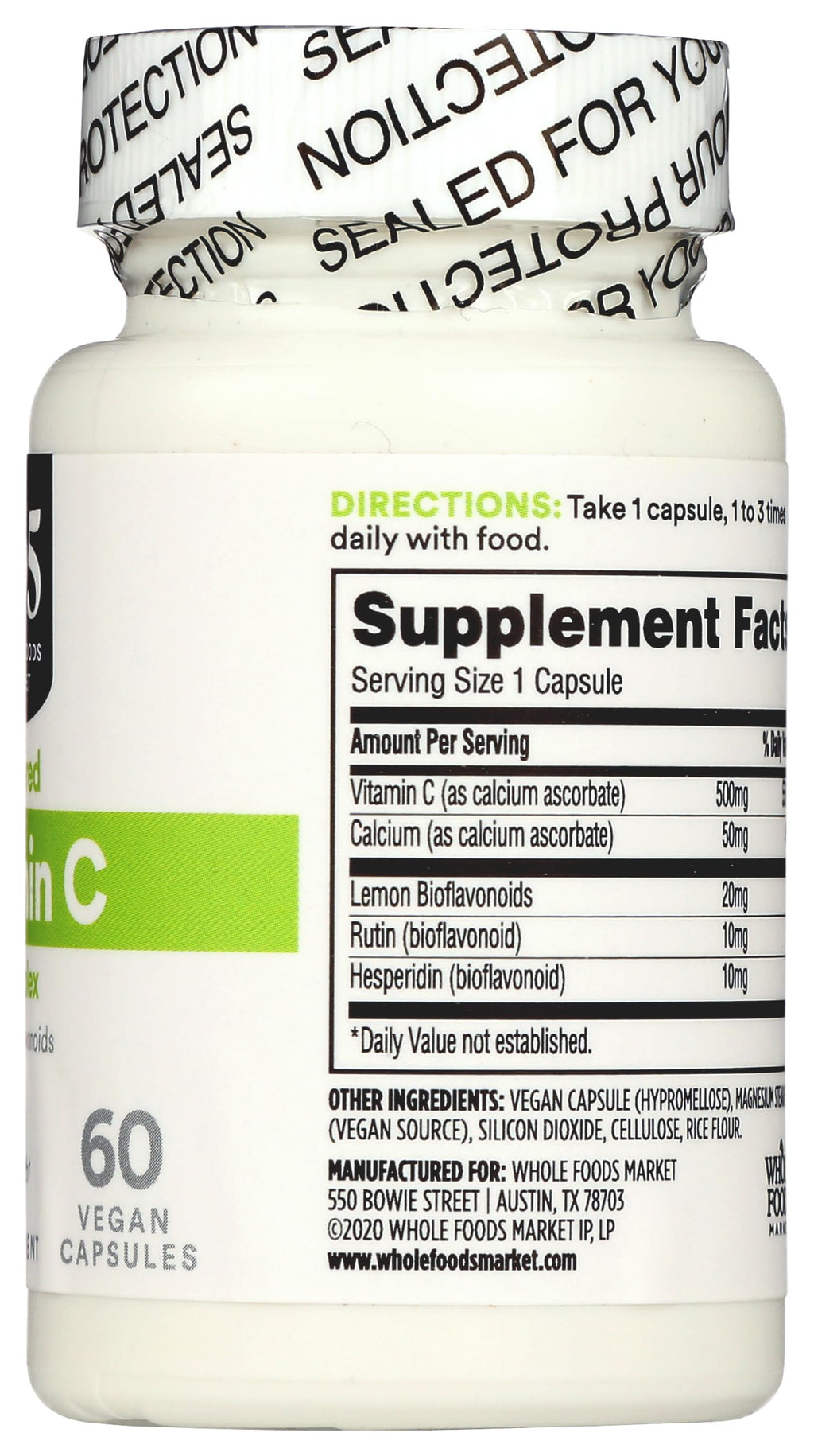 365 by Whole Foods Market Buffered Vitamin C Complex - 60 Capsules - image 5