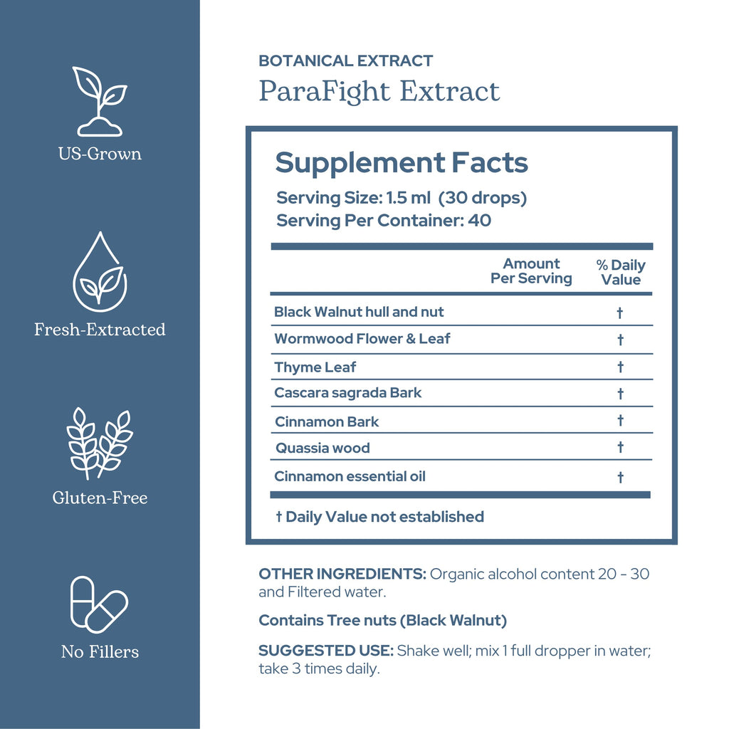 Eclectic Herb ParaFight Extract Liquid Drops Intestinal Support - 2 fl oz - image 2