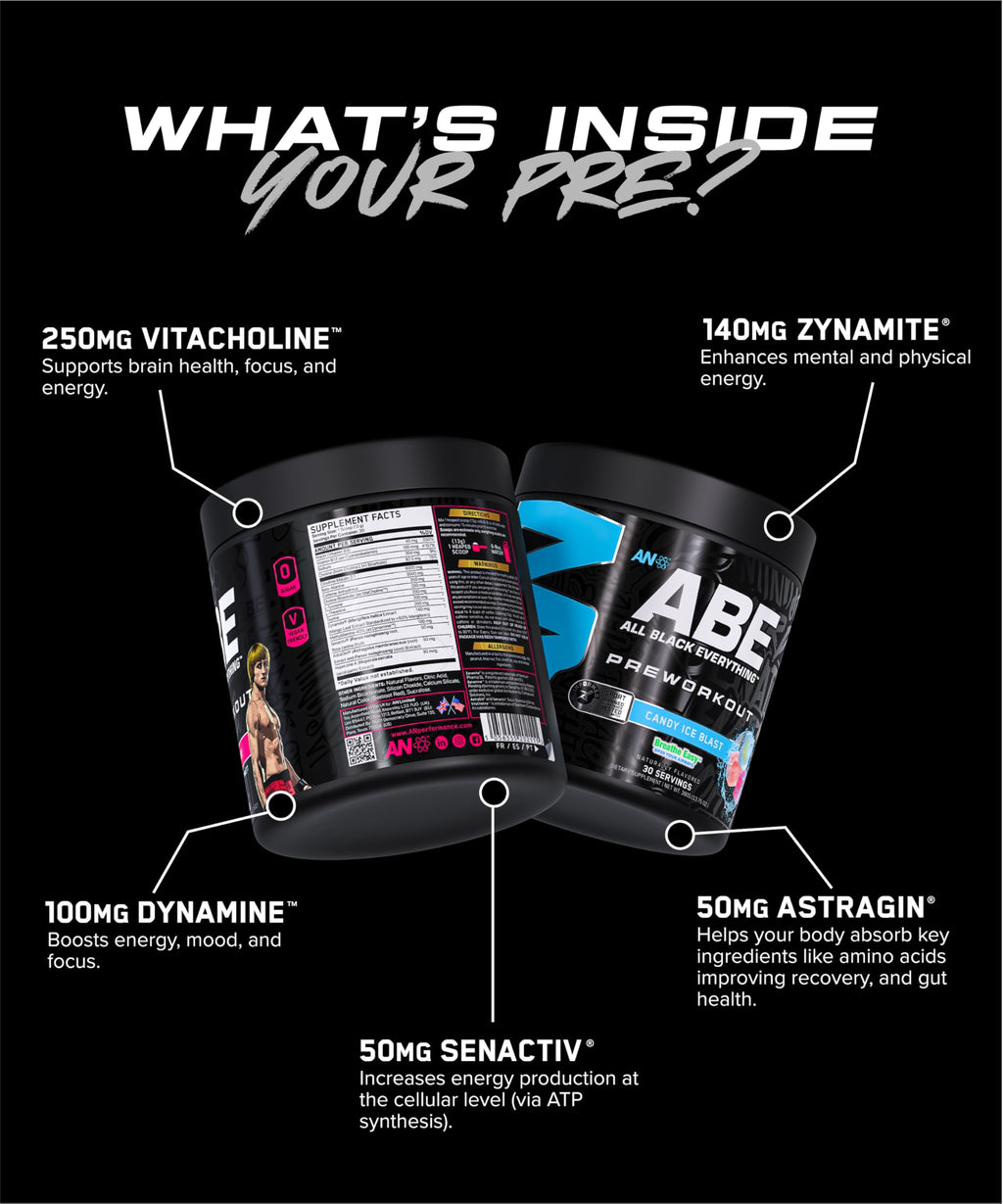 ABE all black everything All Black Everything Pre Workout Powder