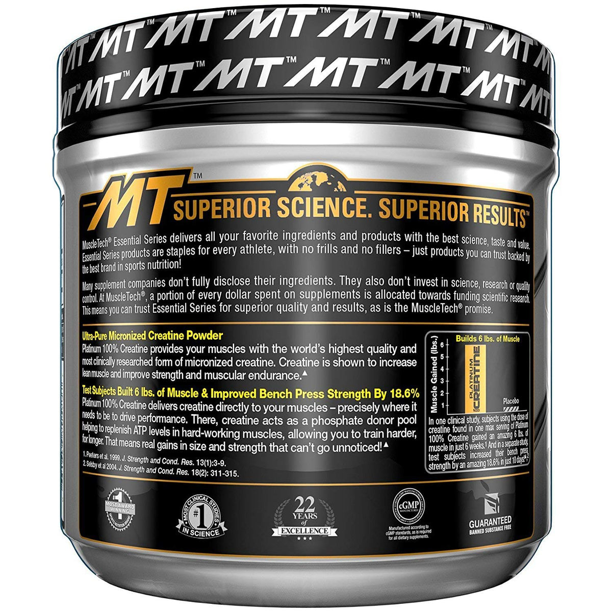 MuscleTech Platinum Creatine Monohydrate Powder + Multivitamin - image 7