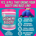 SPAZMATIC Grow My Booty Plus Butt Enhancement Capsules - 120 Capsules - image 2