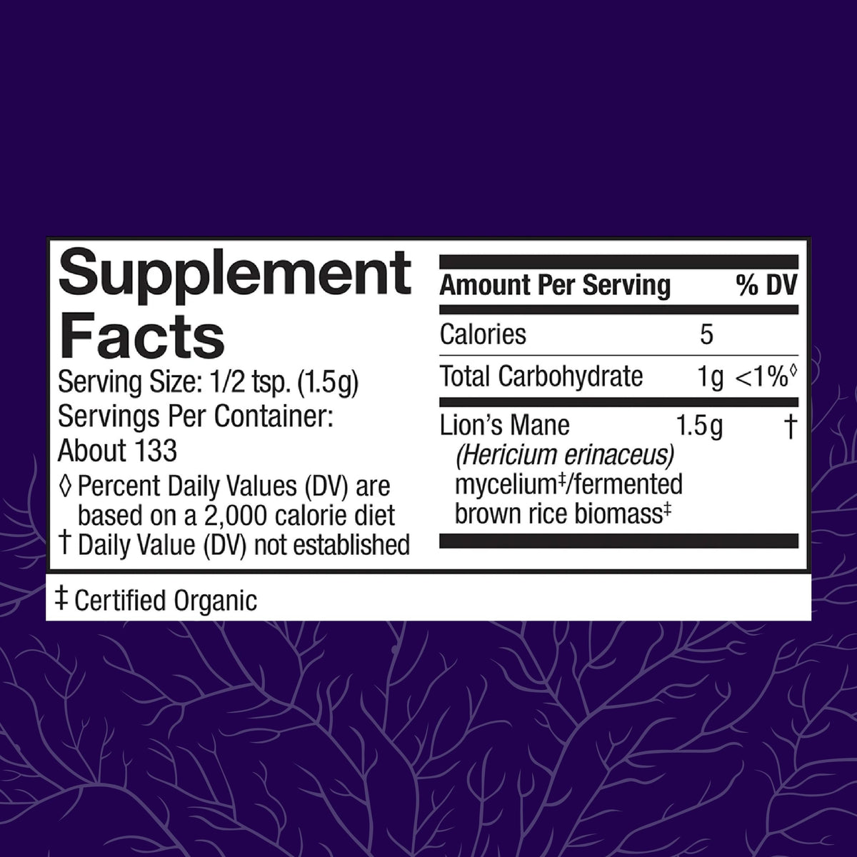 Host Defense Lion's Mane Powder for Brain Support - 7 oz - image 2