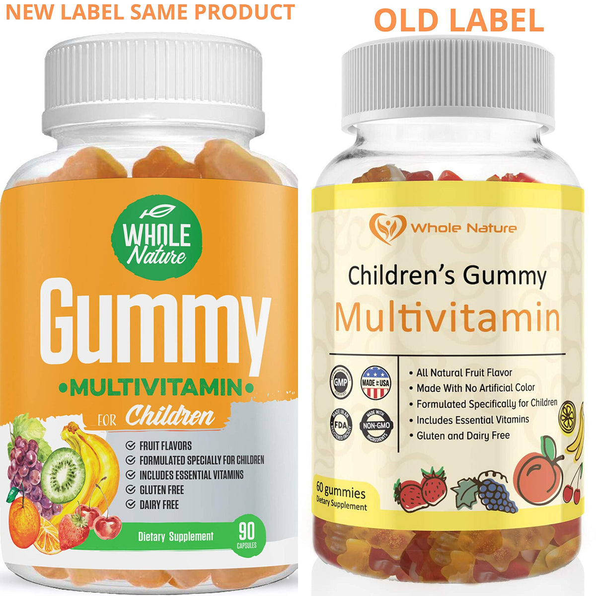 Whole Nature Kids Gummy Multivitamin - 90 Gummies - image 3