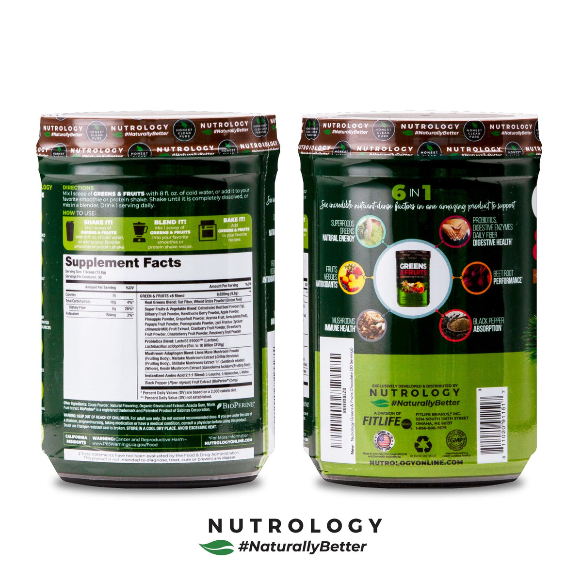 Nutrology Greens & Fruits-Naturally Sourced Fruits