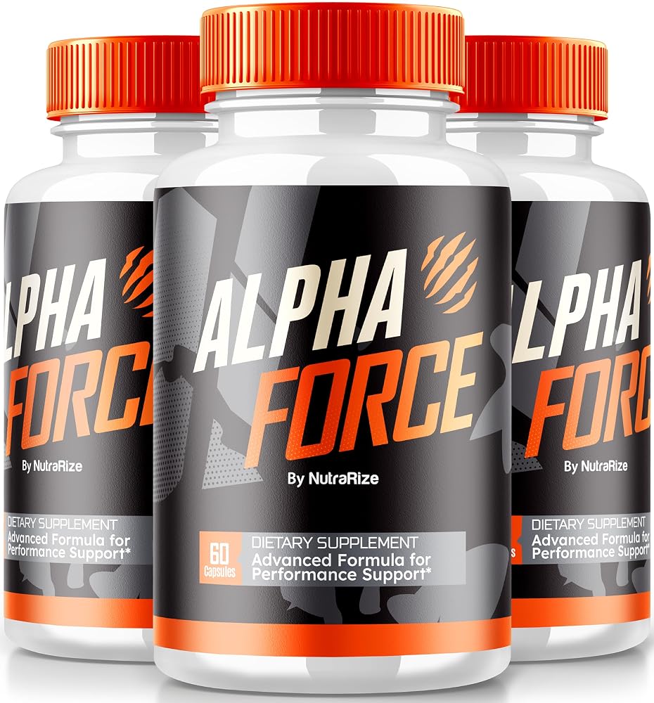 NutraRize Alpha Force Capsules for Energy and Performance - 180 Capsules