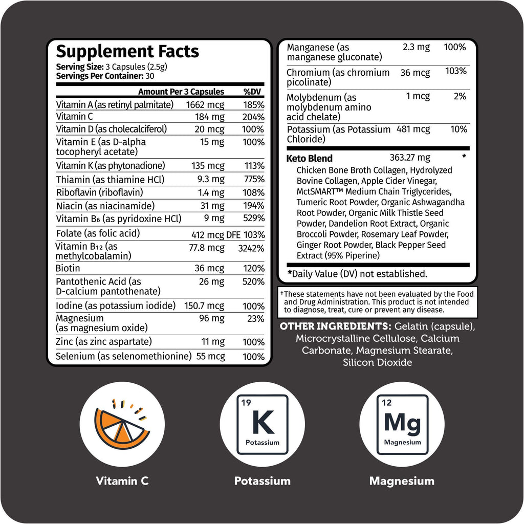 Vitamin Bounty Burn on Keto