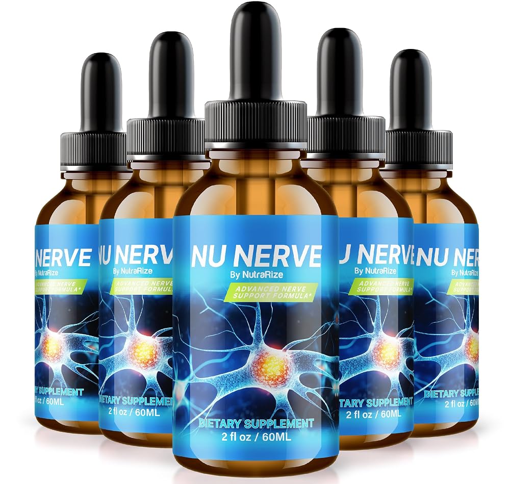 NutraRize Nu Nerve Drops Nerve Health Support - Pack of 5