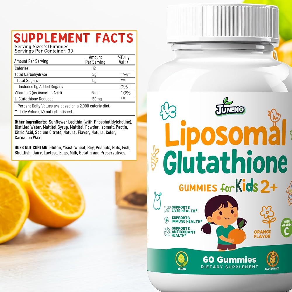 Juneno Liposomal Glutathione Gummies for Kids