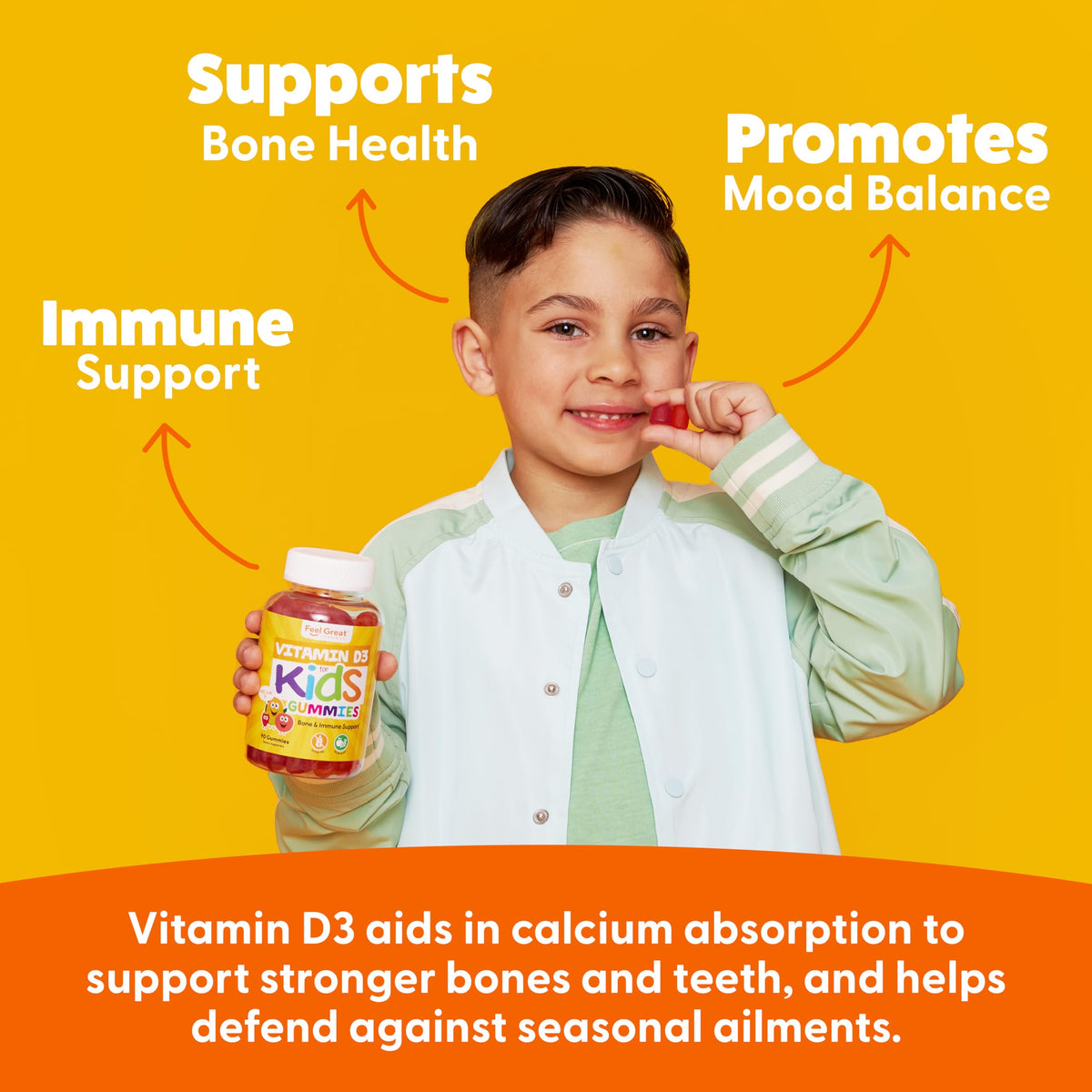 The Feel Great Vitamin Company Feel Great Kids Vitamin D3 1000 IU