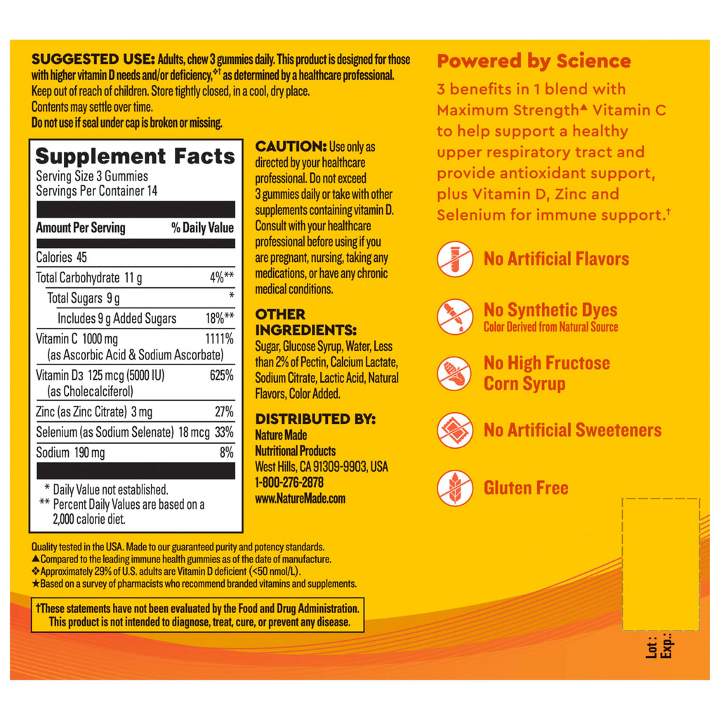 Nature Made Wellblends ImmuneMAX Gummies - 42 Gummies - image 7